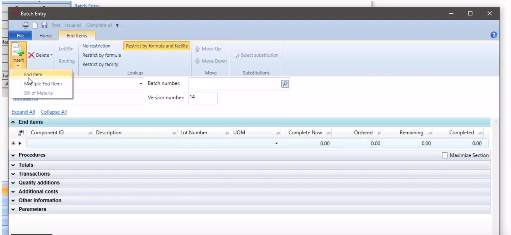 4.29 Feature Video – Adding Multiple End Items to a Batch - VicinityBrew